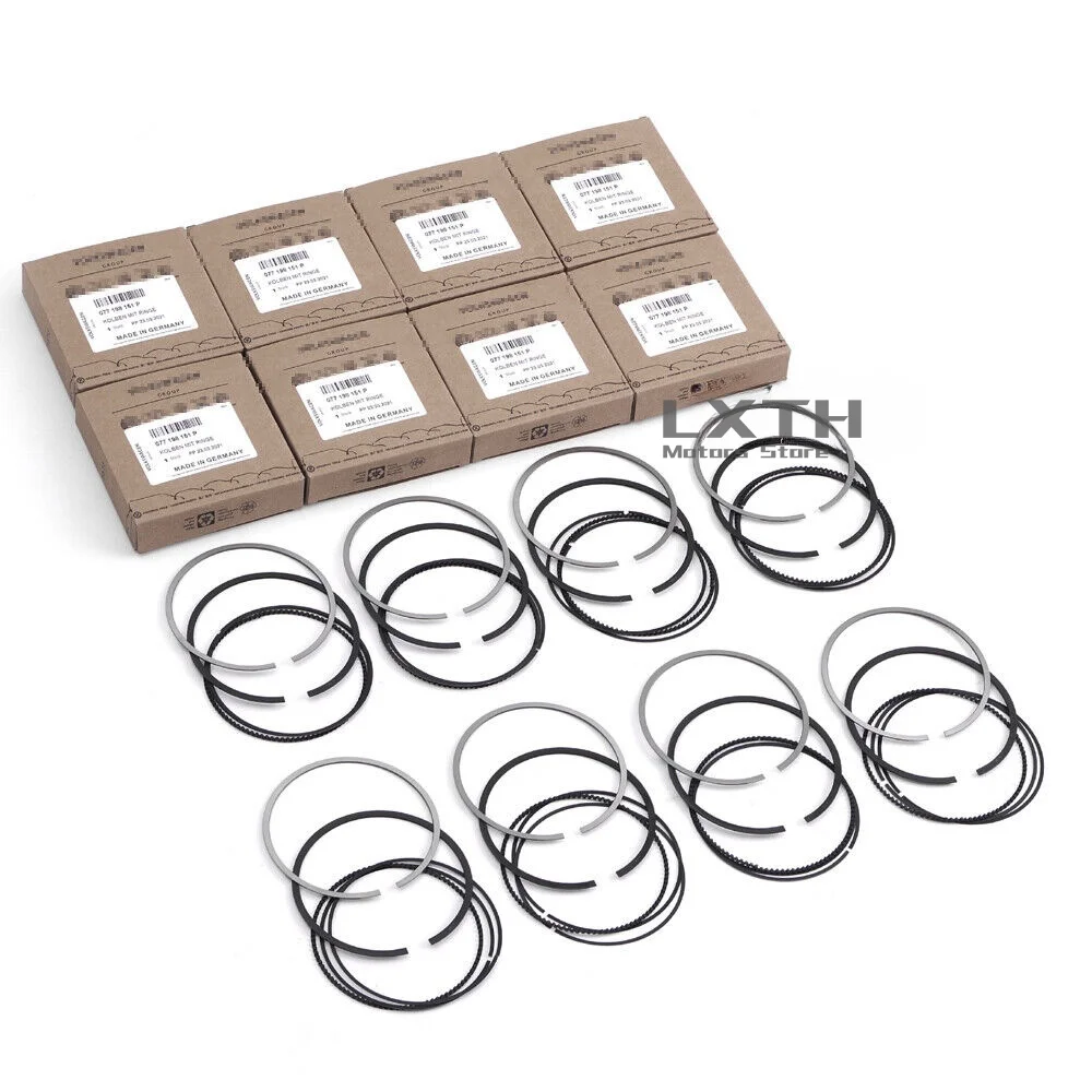 8 комплектов поршневых колец диаметром 84 5 мм STD A 077198151 P для Audi RS4 RS5 B8 R8 4.2 FSI V8 CFSA CNDA