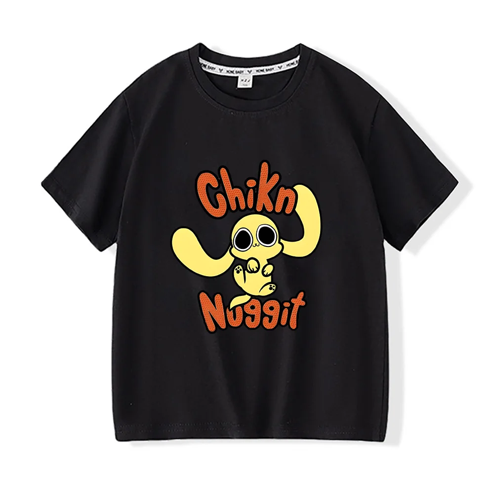 Chikn Nuggit хлопковая футболка летняя для детей