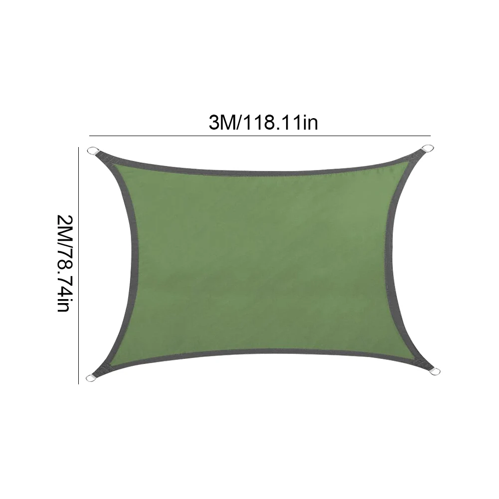 Защита От Солнца Ткань Оксфорд Теневой Парус С УФ-блоками Дышащее D-образное