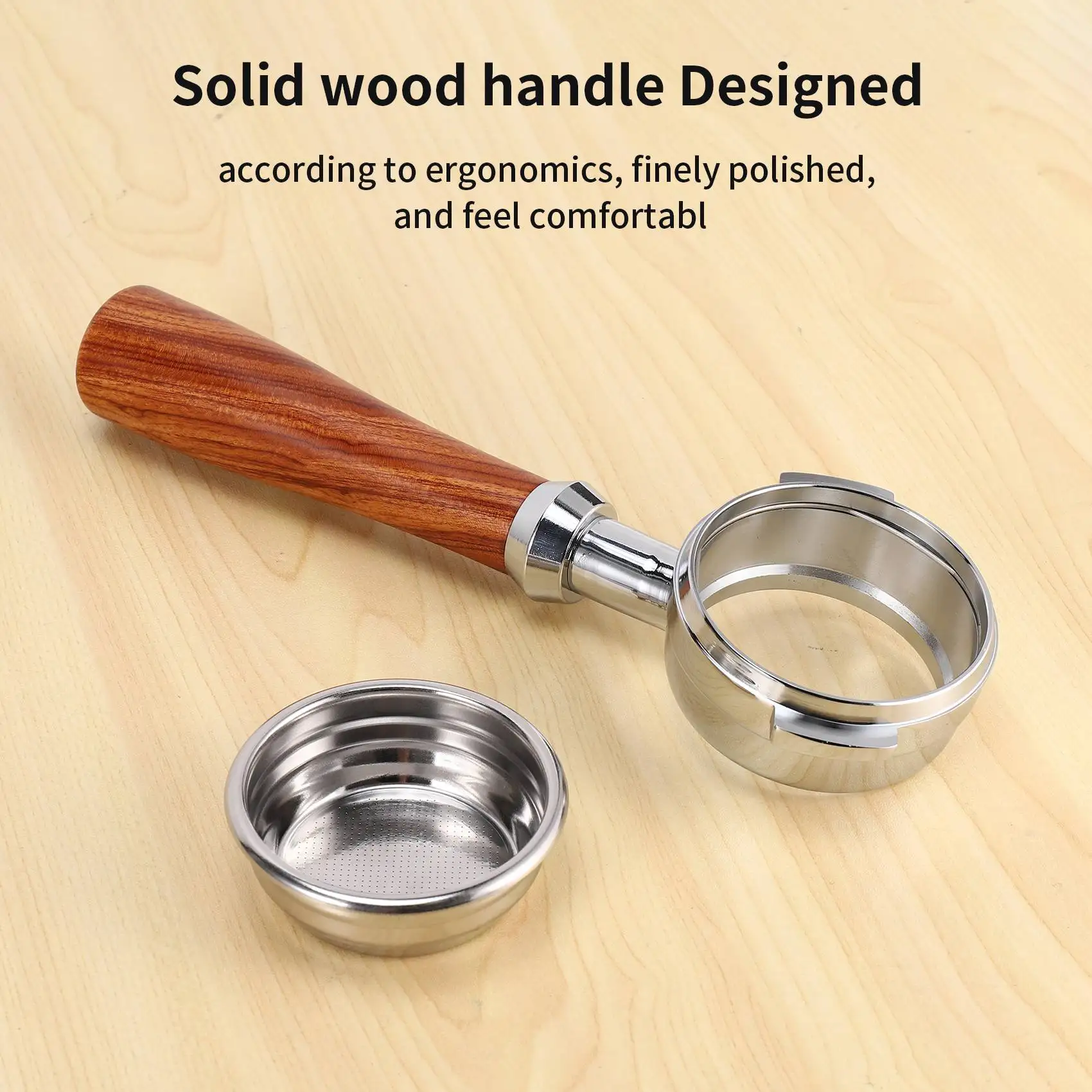 58 мм бездонный портафильтр для кофемашины из нержавеющей стали Nuova