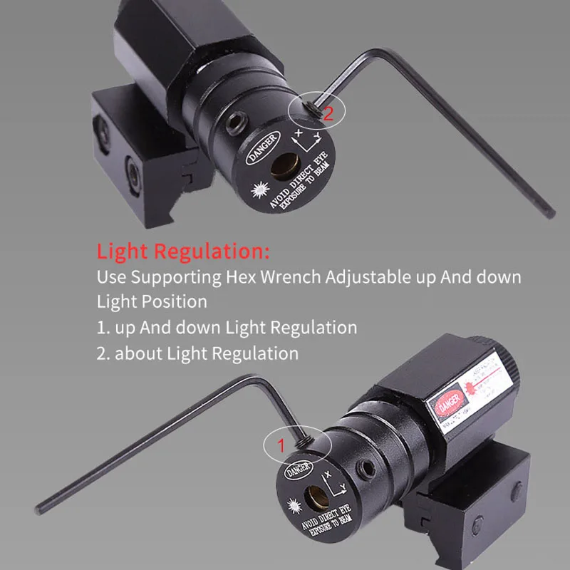 Винтовка Красная точка лазерный прицел 11 мм 20 Мощный мини страйкбол Mipicatinny