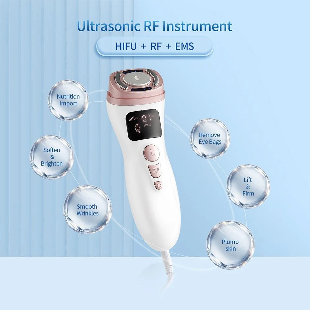 Mini Hifu Skin Rejuvenating Device Anti-wrinkle Tool Rf Lifting Machine Tightening Firming Face Beauty Devices Care Massager Ems