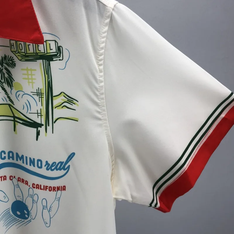 Повседневный пляжный костюм для отдыха в стиле хип-хоп гавайская рубашка с