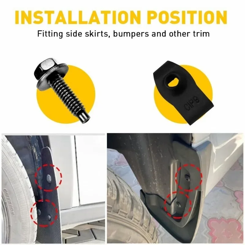 40 шт. зажимы для кузова U-образные гайки Ford Truck 5/16-18 x 1-3/16 "-1/2" шестигранные