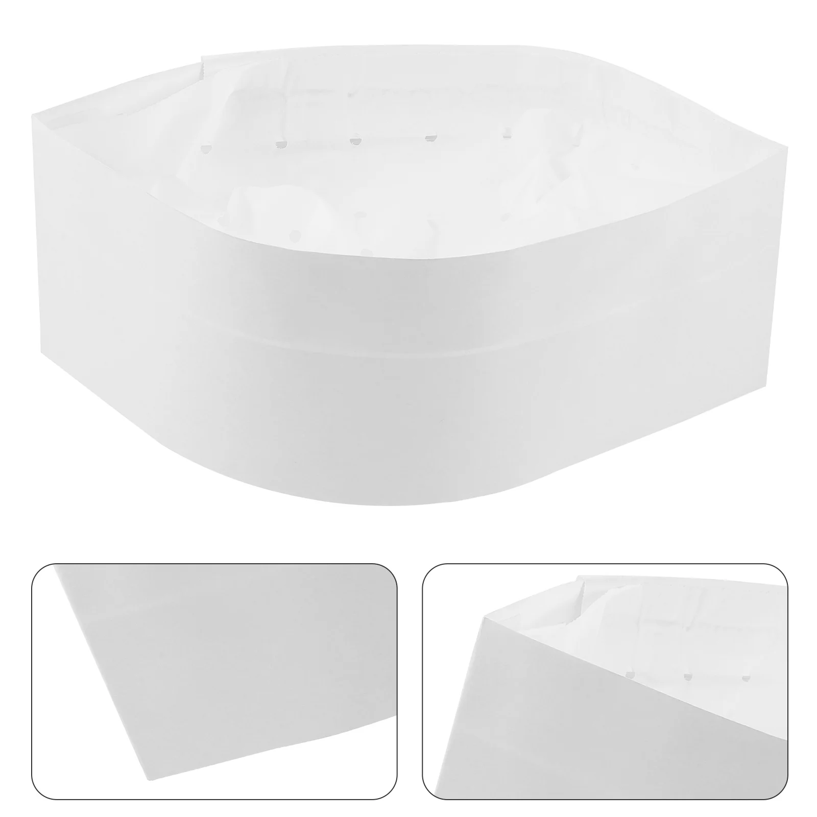 20 шт. одноразовая бумажная шляпа шеф-повара для сервера еды кухонные аксессуары