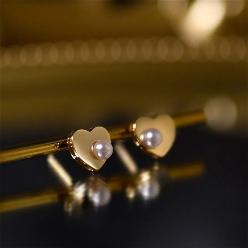 Серьги-кольца из 18-каратного золота ювелирные изделия высокого качества