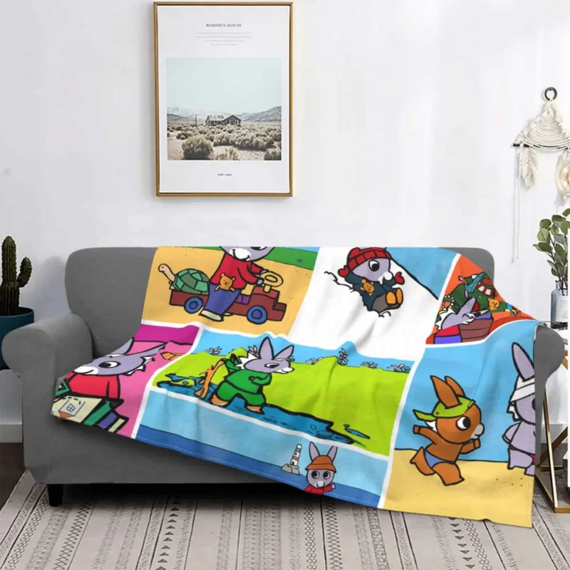 

TROTRO Anime Child Plush Blanket cartoon france cute kid children Custom Throw Blankets for Home Quilt