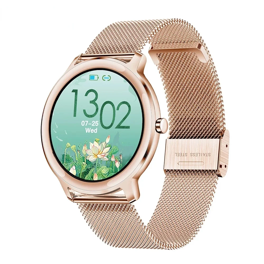 

PLUMZONG Smart Watch Women Waterproof Smartwatch Multi-sports Heart Rate Monitor Blood Pressure Oxygen Fitness Bracelet for Lady