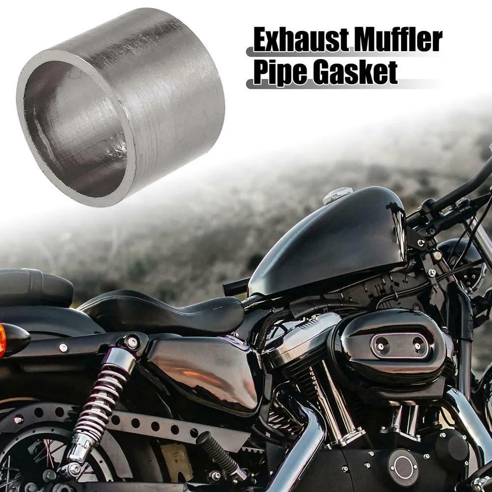 

1PCS Motorcycle Exhaust Muffler Pipe Gasket Graphite Seal Ring Connector For Motorcycle 35mm ID 45mm OD