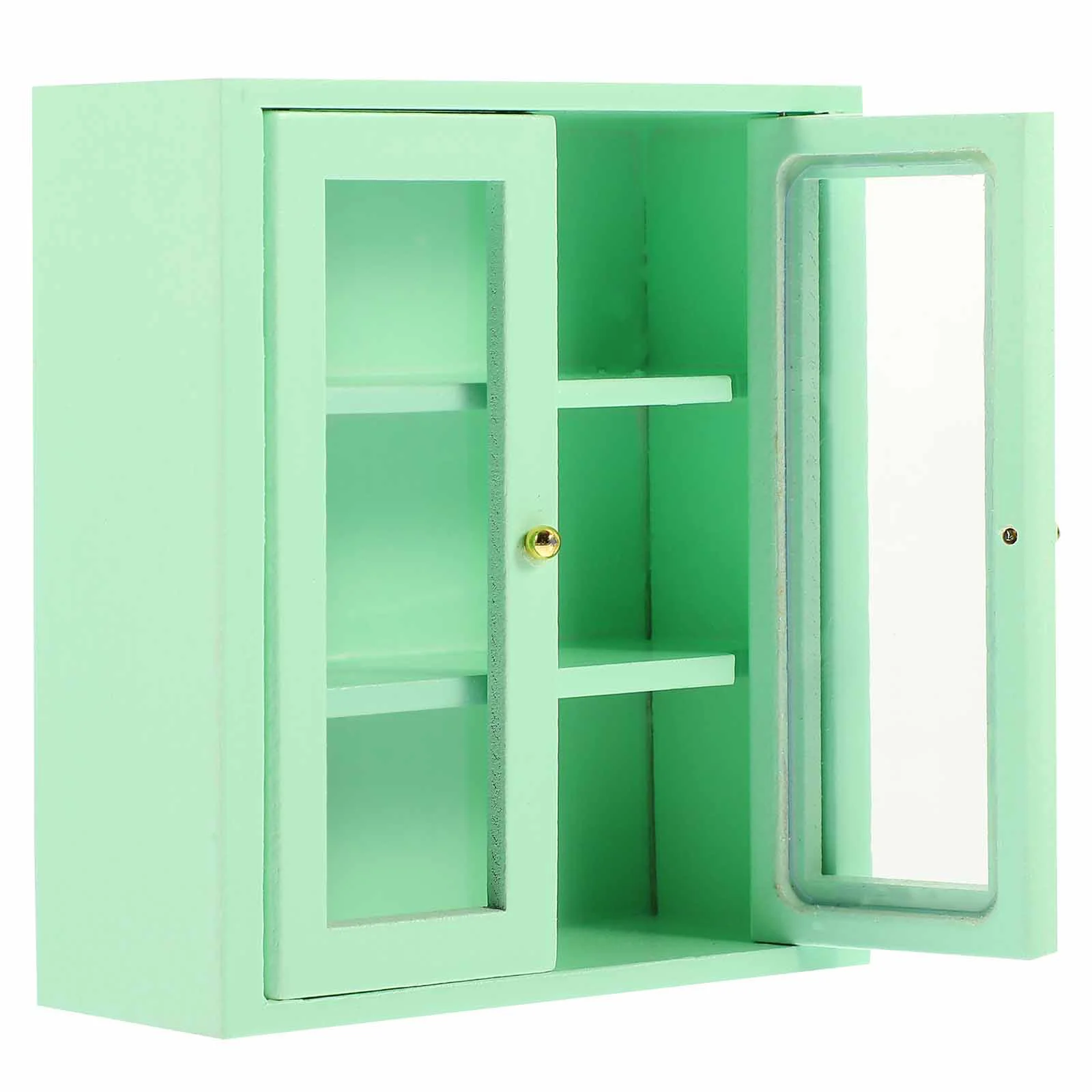 

Wooden Miniature Cabinet Model Tiny House Ornament Mini House Decoration