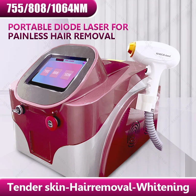 

808 Diode Laser Hair Removal Machine (3 Wavelengths: 755nm/ 808nm/ 1064nm) Hair Removal IPL Machine Hair Epilator Tool