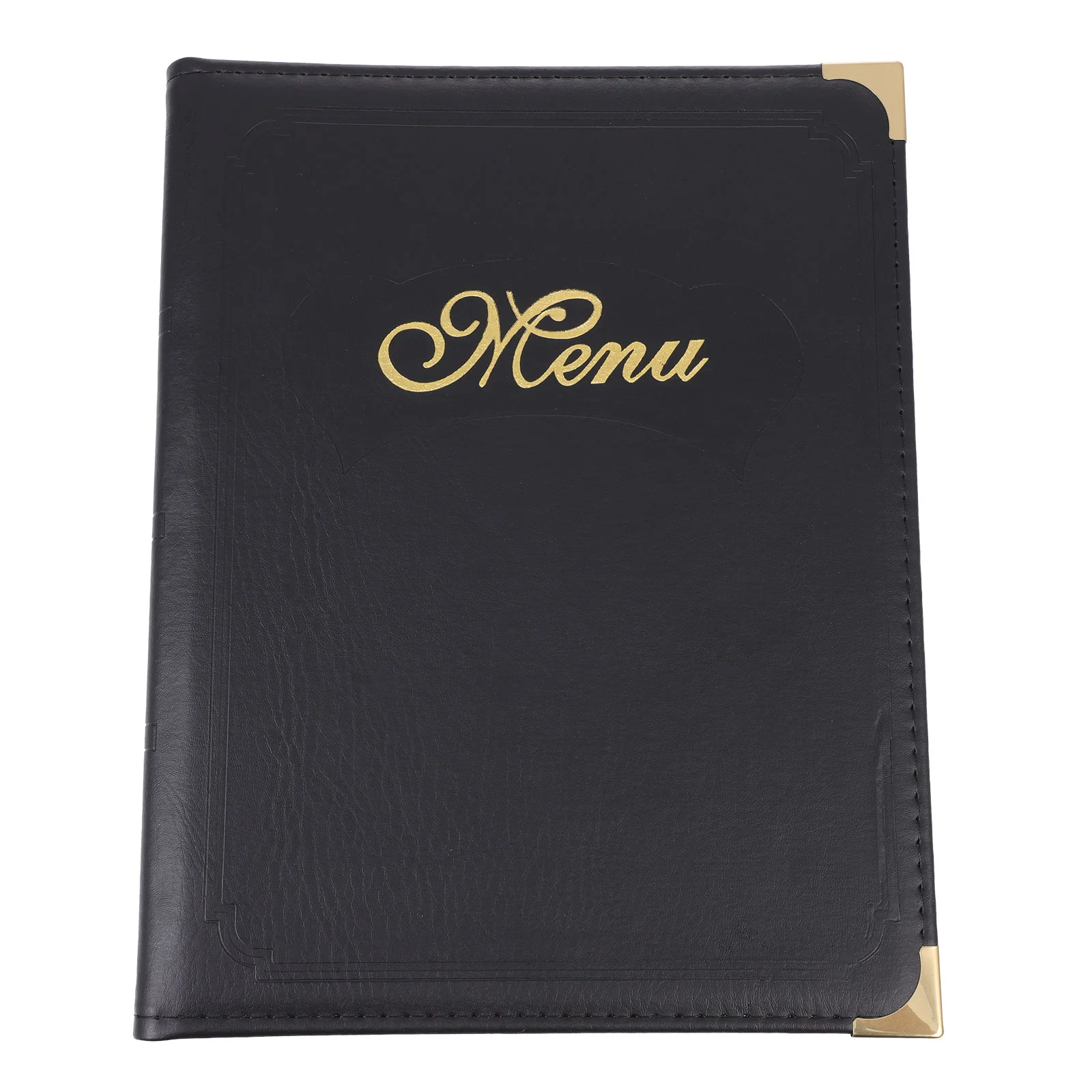 

Menu Book Cover Folder Restaurant Covers Bar Holder Sleeves Cafe Display Fold Books Double Pu Recipe Use Order Protection Drink