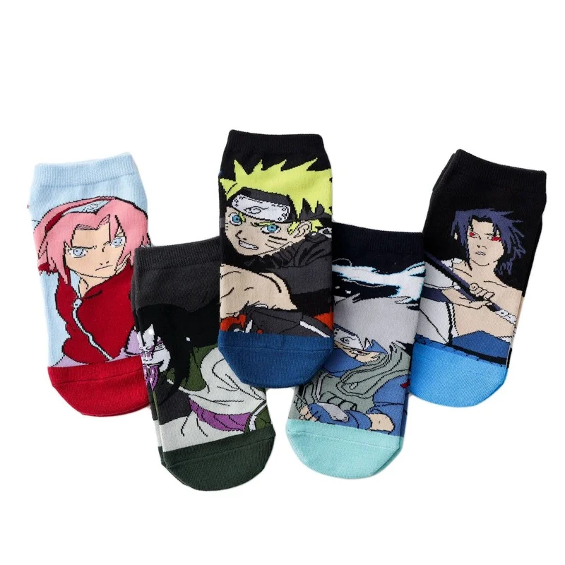

Naruto Socks sanime figure Kakashi Sasuke Orochimaru Sakura Ladies socks casual Cute socks kids socks Boy girl socks Gift socks