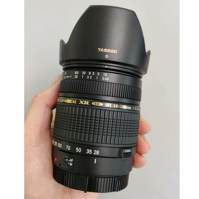 Объектив Tamron AF 28-300 мм F/3 5-6 3 XR ультра зум-объектив для Canon Nikon Mount (A06)