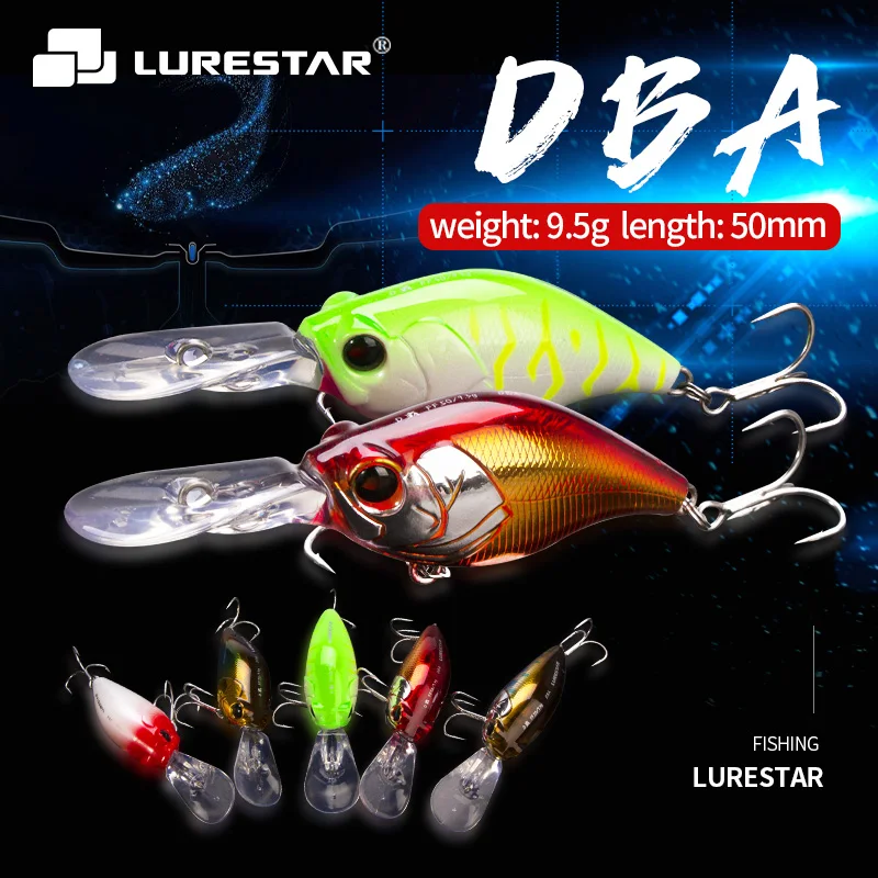 

Приманка рыболовная LURESTAR DBA, 9,5 г, 50 мм