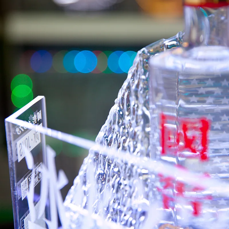 Светящийся держатель для вина Guojiao 1573 Baijiu, акриловый светодиодный светящийся держатель для вина Baijiu, подставка для иностранного вина Baijiu (art.: 3920d2f65757e) - 3920d2f65757e