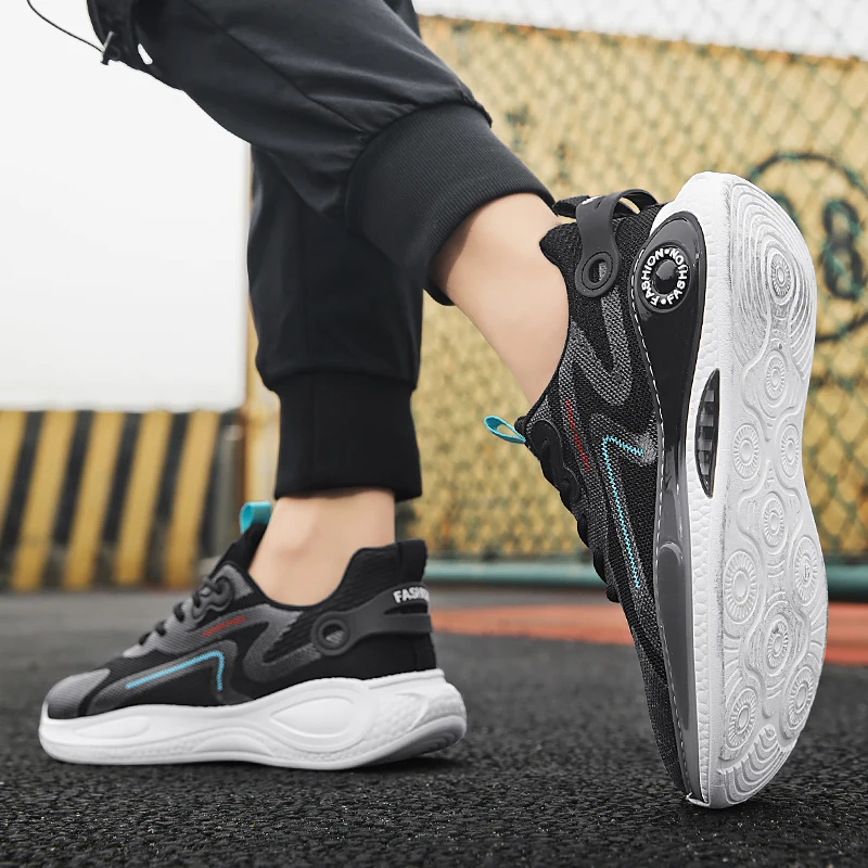 2023 Men Sneakers Thick Sole Original Athletic Running Shoes for Men Breathable Summer Outdoor Casual Sports Shoes Male Basket