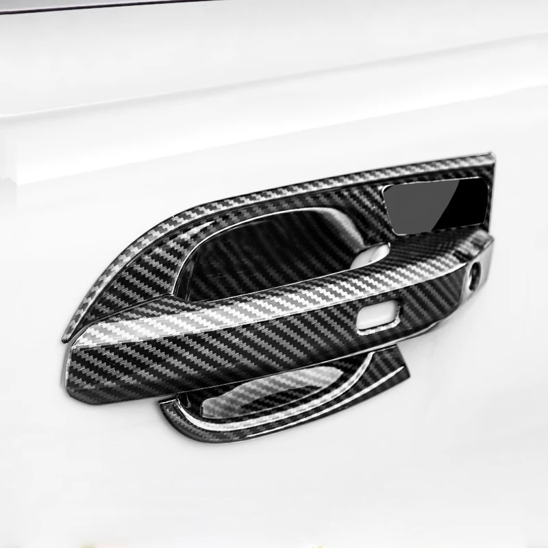 Фото 4 шт., накладки на дверные ручки Audi A4L/A5/Q5L/A3/A3L/A6L/A7 2017-2024 №1