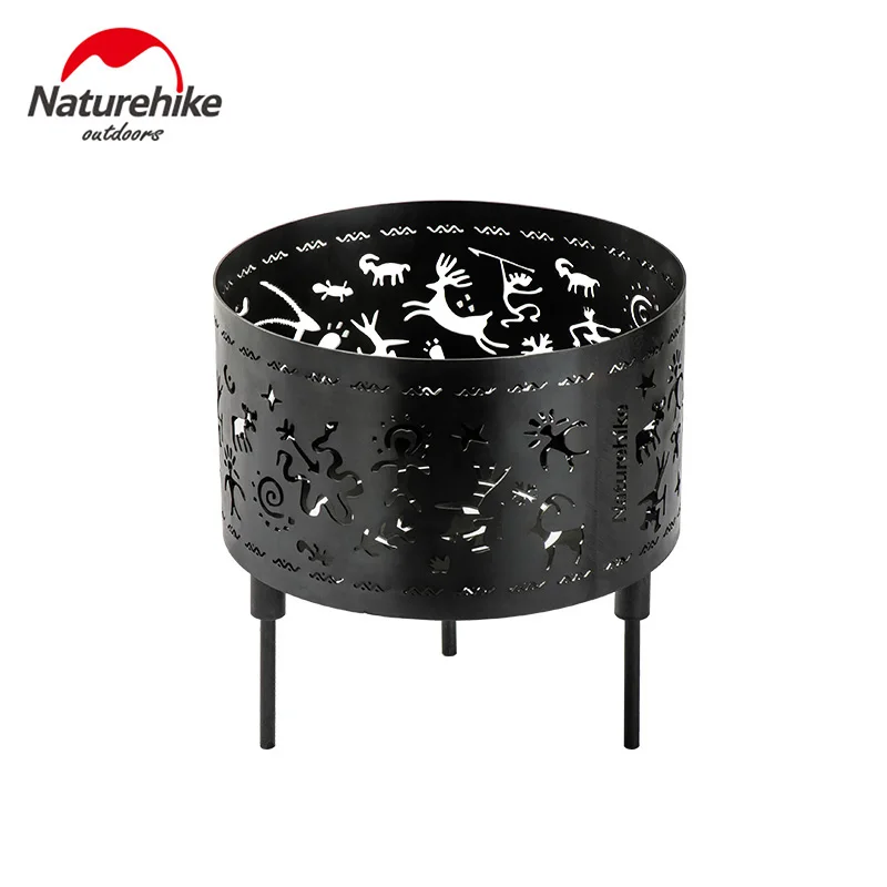 

Naturehike Outdoor Burning Fire round Table Camping Heating Burning Rack Atmosphere Picnic Tool Equipment NH21JJ102