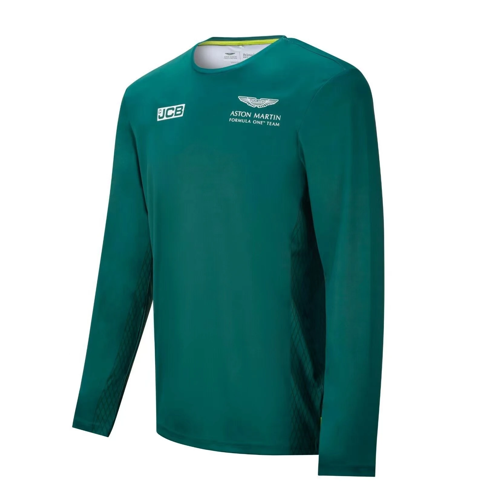 Купи Aston Martin T-shirt Racing F1 Formula One Racing Team 2022 Hot Fashion 3D Print Green Quick Dry Breathable Long Sleeve T-Shirt за 205 рублей в магазине AliExpress