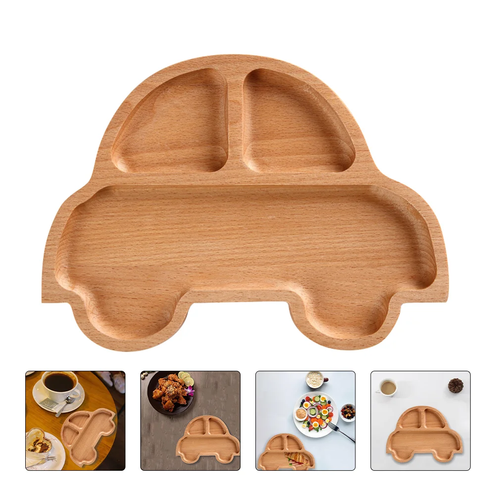 

Wooden Divided Plates Premium Baby Eating Plates Children Babies Plates