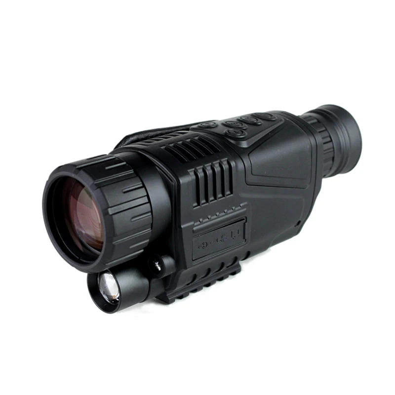 

Новая новинка NV2180 инфракрасное ночное видение визуализация видео Монокуляр с 5-кратным увеличением Ночная камера для охоты