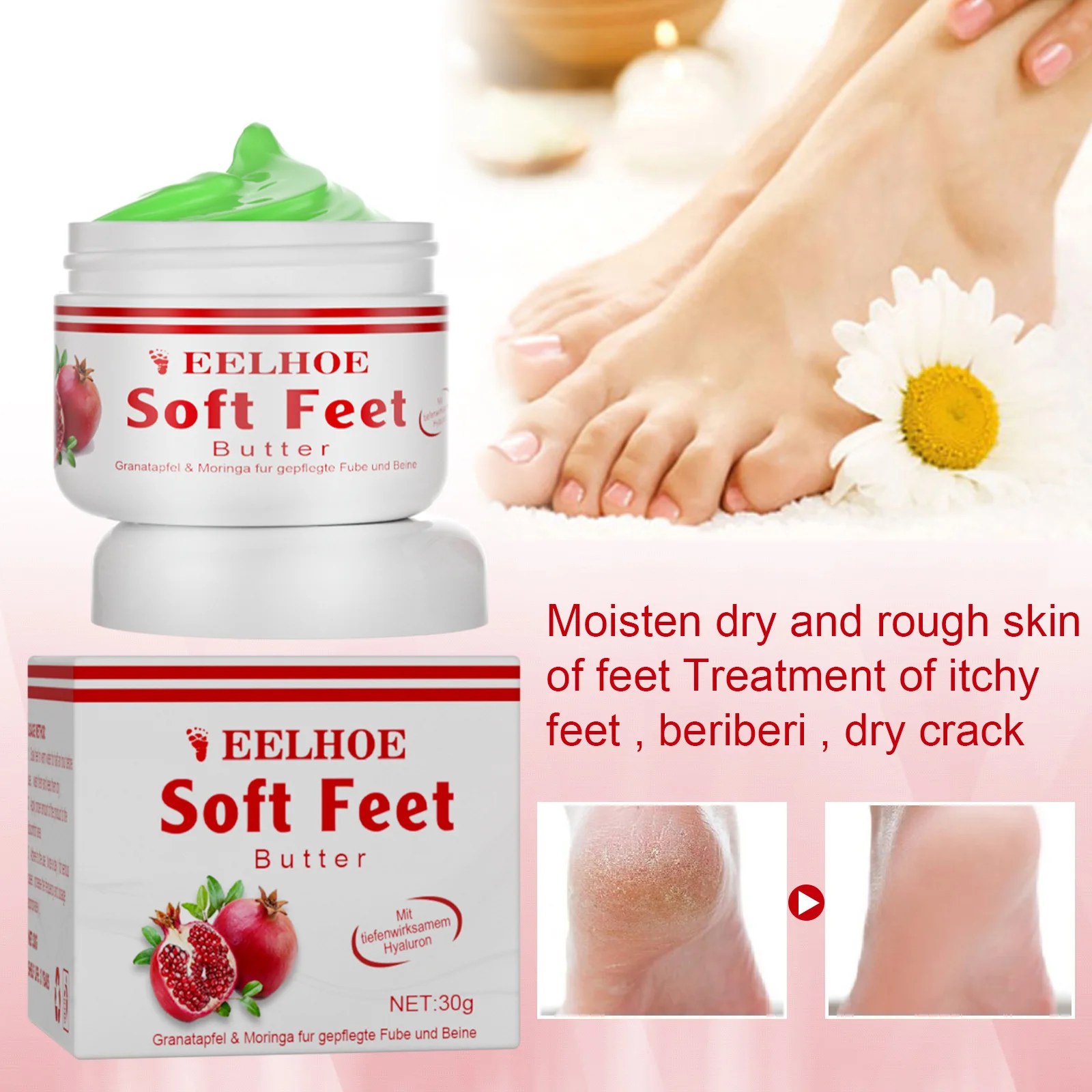 

Foot Cream Antifreeze Anti-Crack Cream Moisturizing Repair Hand and Foot Dry Peeling Rough Dry Crack Cream 15g
