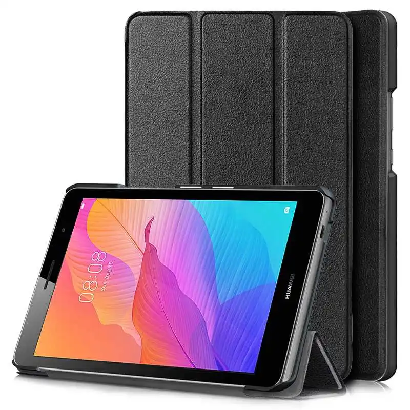 

KatyChoi Triple Fold Stand Case For Huawei MediaPad T3 8 8.0 7 7.0 Tablet Case Cover