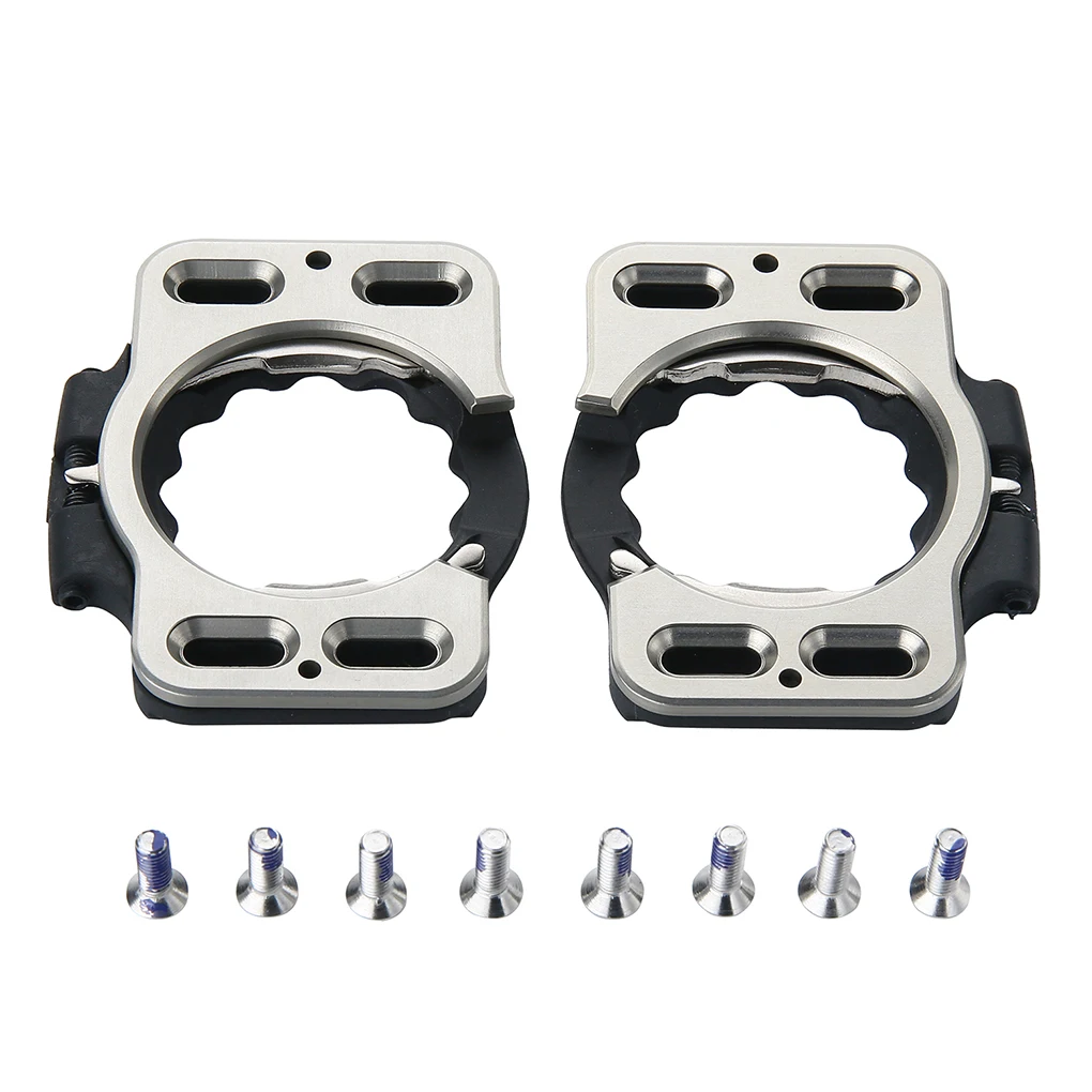 

1 Pair Quick Release Cleat Covers Road Bike Pedal Cleats Cover Aluminum Alloy Bicycle Shoe Protector