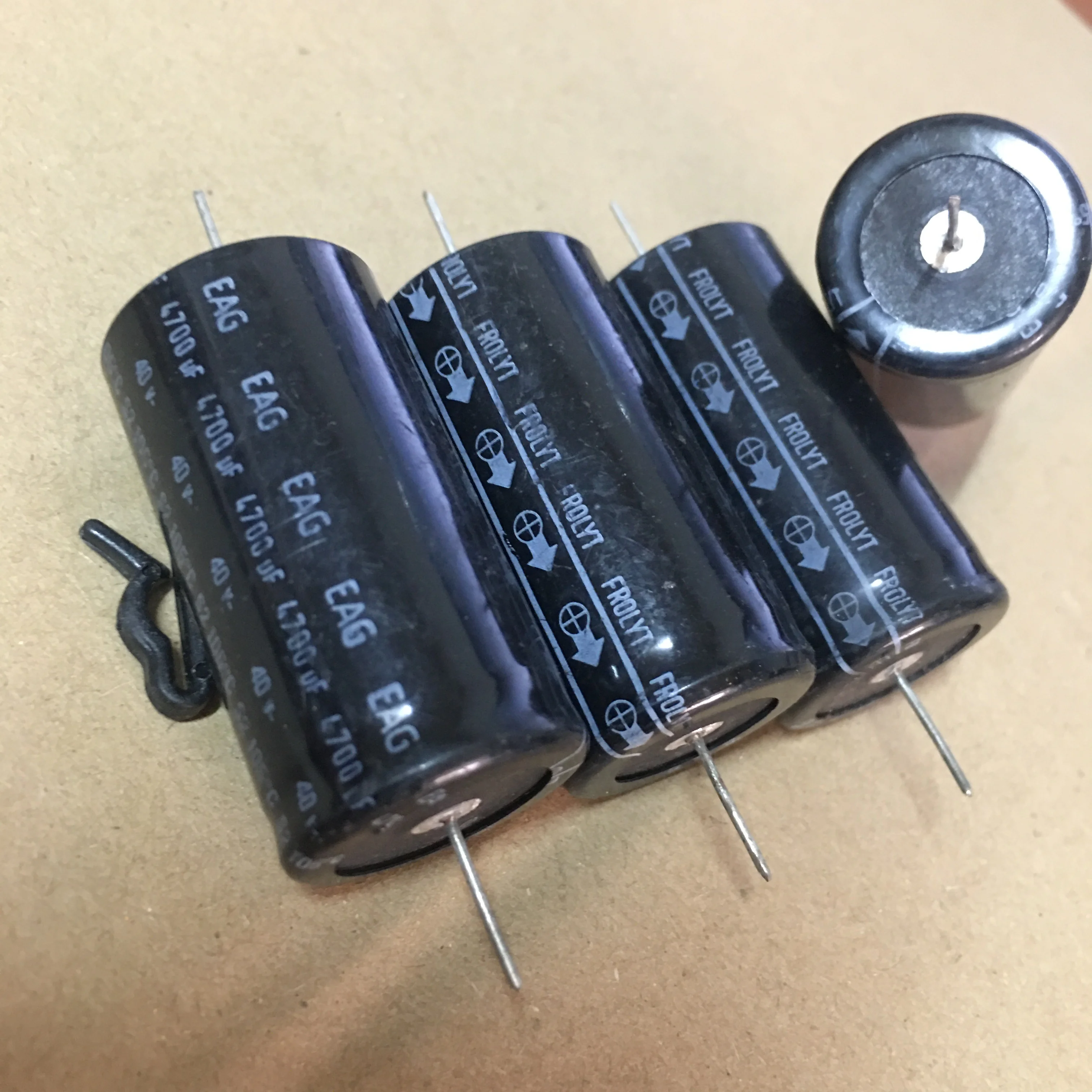Разборка F R O L Y T EAG серии 40 в 4700 мкФ лихорадочный аудио фильтр электролитический