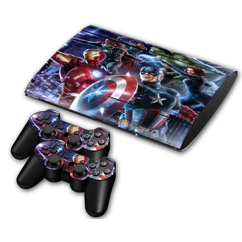 Виниловая наклейка Marvel Человек-паук для PS3 супер тонкий 4000 чехол консоли + 2