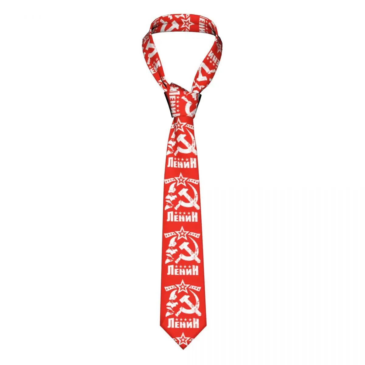 

Vladimir Ilyich Lenin Necktie 8 cm CCCP USSR Communism Marxism Neck Ties for Mens Fashion Narrow Shirt Accessories Gravatas Gift