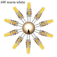 dimmable mini g4 led cob lamp bulb 3w 6w candle 360 beam angle chandelier light replace halogen g4 lamps halogen spotlight