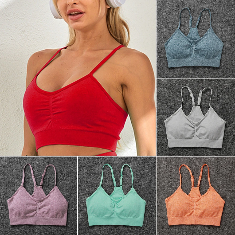 

Hot Comfortable Women Sports Bra Support Sports Bras Workout Yoga Activewear Workout Tank Tops For Women Girls
