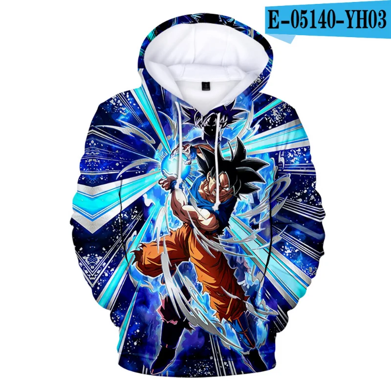 

Dragon Ball Z Sweater Hoodie Harajuku Anime Dragon Ball Hoodie Sweatshirt 3D Print Clothes Pullovers Boys/Girls Kids