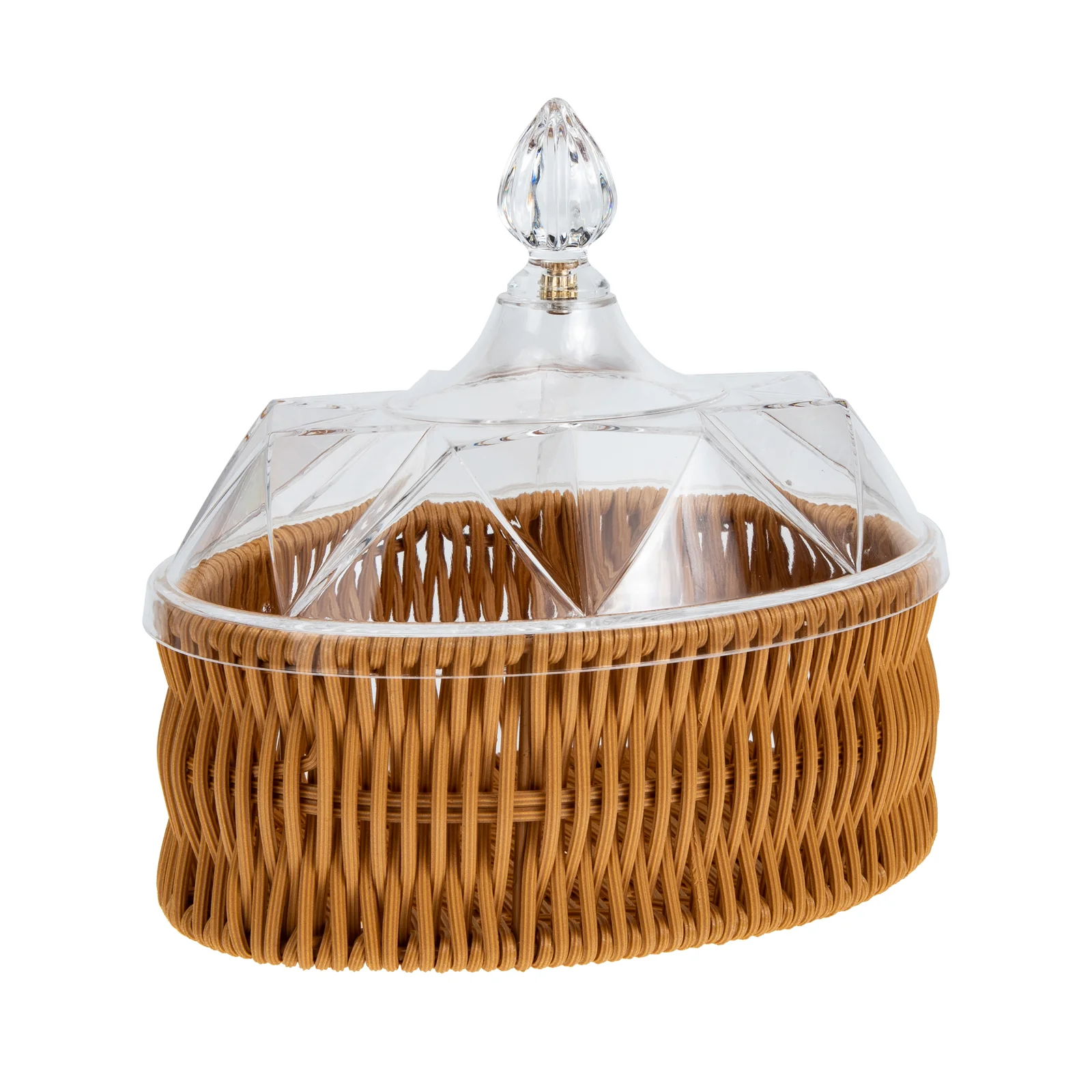 

Basket Bread Fruit Woven Wicker Tray Rattan Storage Serving Container Snack Bowl Holder Egg Vegetable Cover Lid Baskets Seagrass