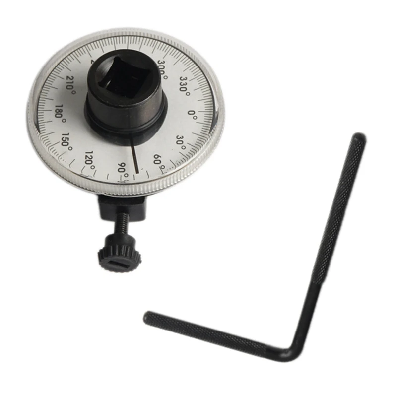 

1/2 Torque Indexer Angle Gauge Torque Indexer With Clamps Torque Angle Meter Pointer Dial Auto Repair