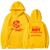 surfer boy pizza hoodies 2022 springautumn men sweatshirt vintage harajuku sudaderas winter clothes women kawaii funny tops