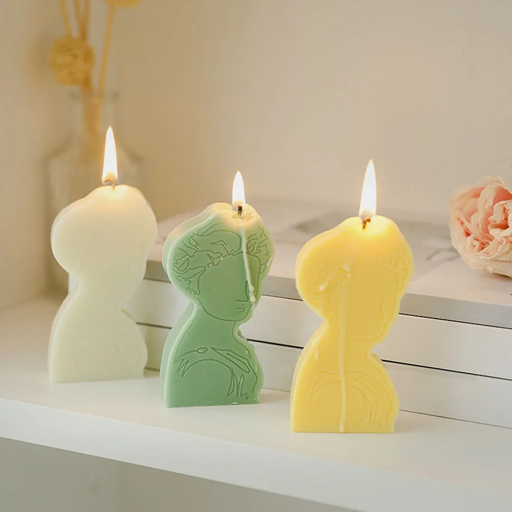 

Home Decor Portrait Scented Candles Wholesale Cake Topper Scene Decoration Aromatherapy Candelabras For Wedding Birthday Gift
