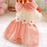 doll collar puppy skirt summer princess dress teddy bear breathable clothes pet thin section sun protection clothes