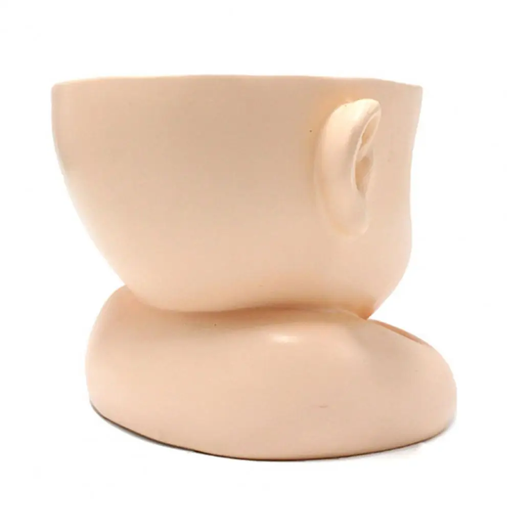 

Hard Face Plant Pot Solid Face Planter Pot Cute Home Garden Herb Plant Vegetable Succulent Flower Planter Cultivate Plant