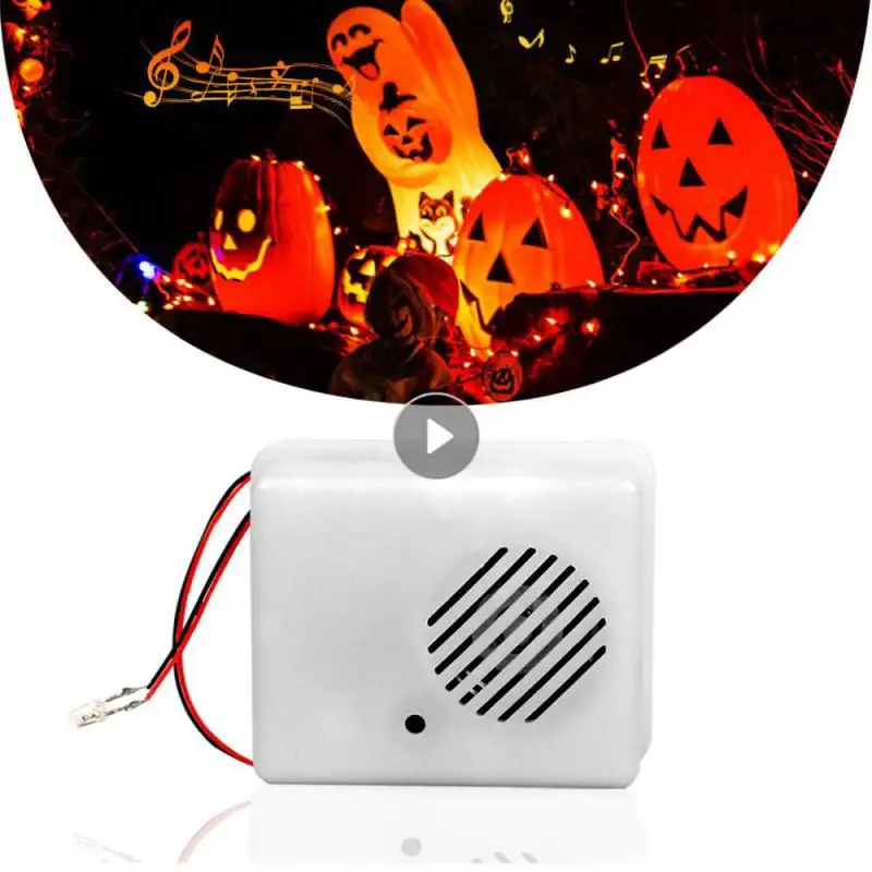 

Halloween Sound Sensor Voice-activated Scary Props Halloween Decoration Sound Sensor Scream Speaker Haunted House Horror Props