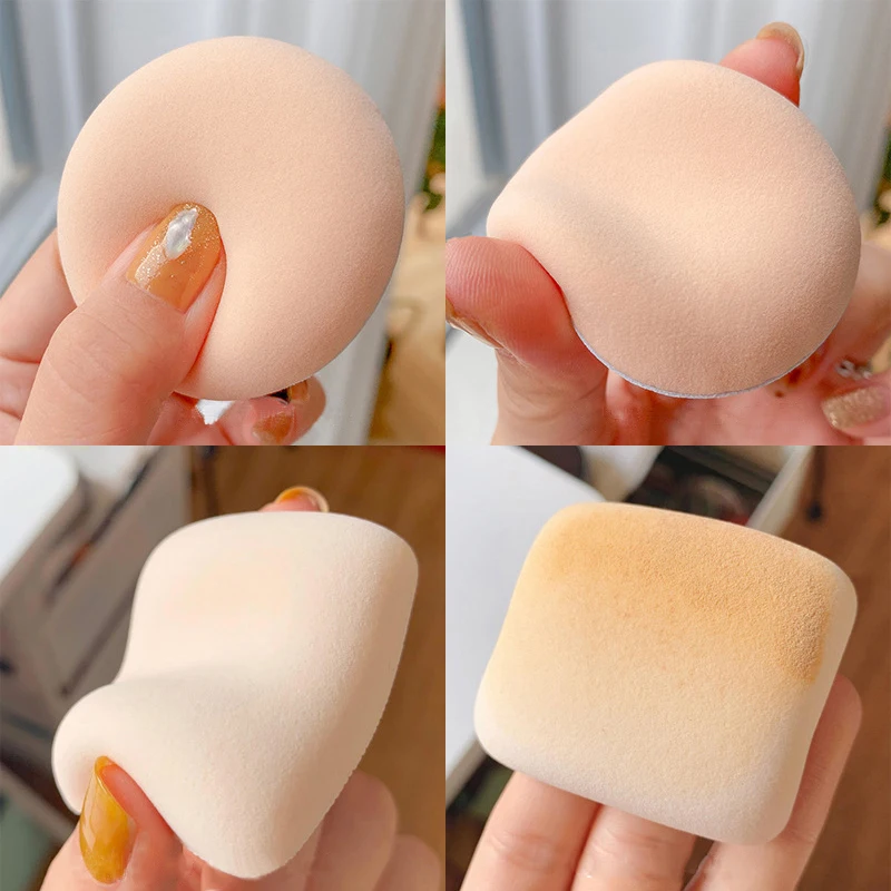 

1pcs Makeup Cosmetics Puff Concealer Foundation Powder Soft Sponge Square Round Air-Cushion Smooth Puff Facial Beauty Tools