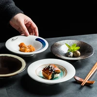 6 inches japanese style sushi bowl ceramic bowl creative dessert bowl home salad bowl kitchenware tableware round plate