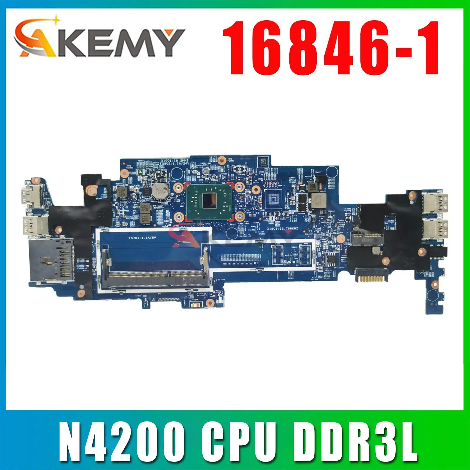 

for hp Pavilion 11-AD 11M-AD 11M-AD013DX DDR3L N4200 Laptop pc motherboard 16846-1 448.0C404.0011 923811-601 notebook mainboard