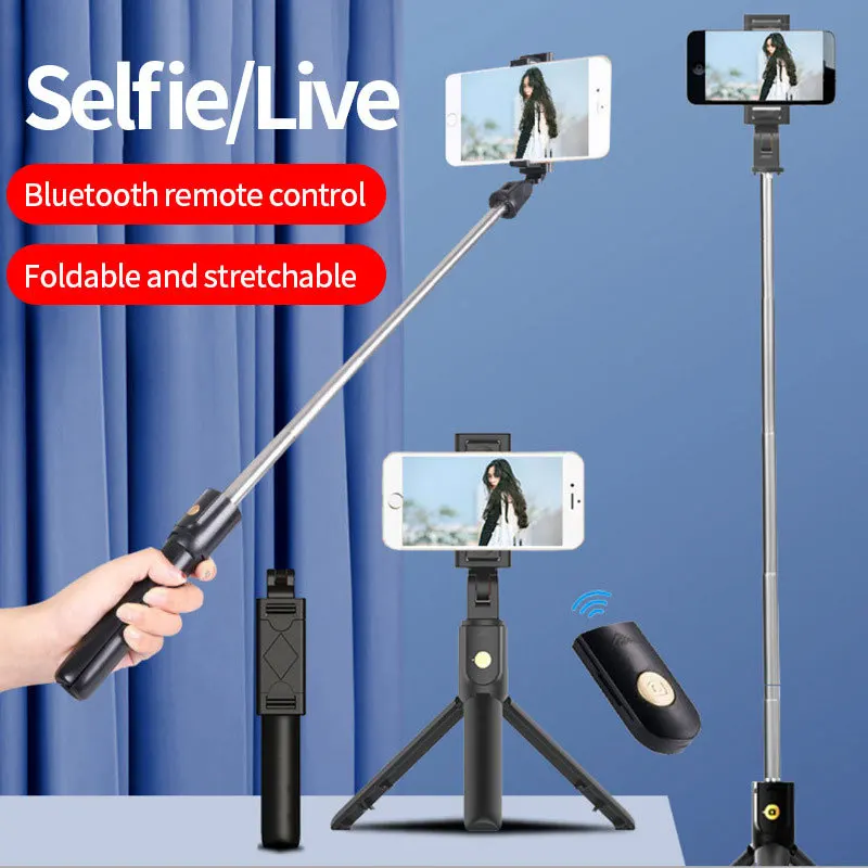 

Selfie Stick-Degree Photo Holder Lengthened Tripod Live Broadcast Support All Mobile Phones Bluetooth Remote Control TikTok Shoo