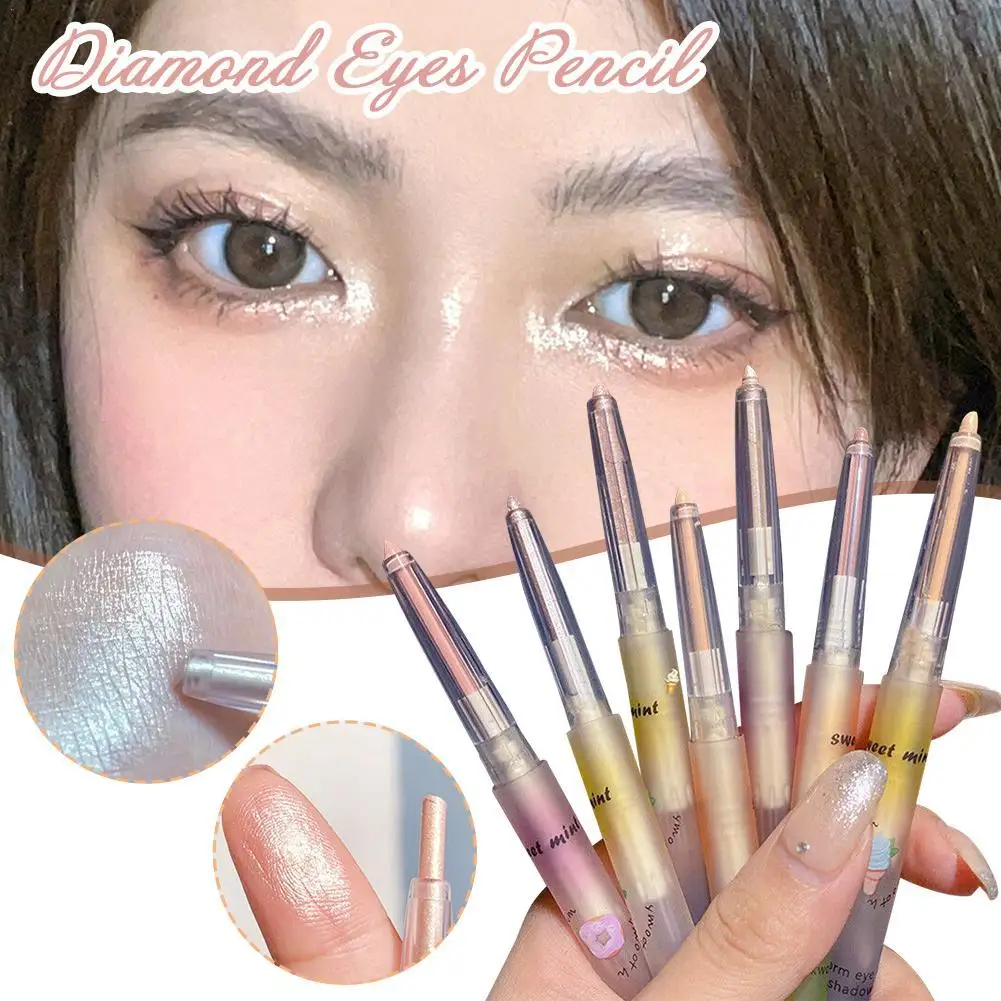 

Diamond Eyes Pencil Shiny Glitter Eyeshadow Pen Eyeliner Pearlescent Matte Highlight Pen Brighten Silkworm Makeup Tool Cosmetics