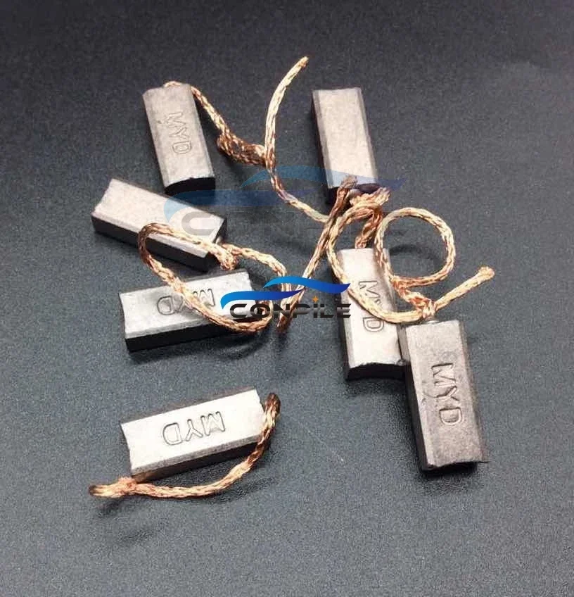 

7 шт. 5X7X20 мм 5X8X20 мм автомобильный генератор щетка регулятор задняя выходная линия