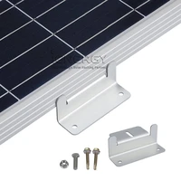 solar panel mounting 4 pcs metal z brackets with hardware for rv house boat roofs caravan solar system installation accessories