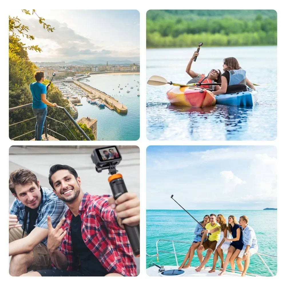 Штатив TP-03 130 см для селфи-палки Insta360 X3 X2 GoPro Max Hero 12 11 10 9 выдвижной штатив телефона